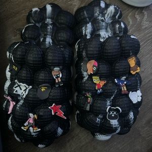 Marble Bubble Slides, Never Worn (No Jibitz Included)